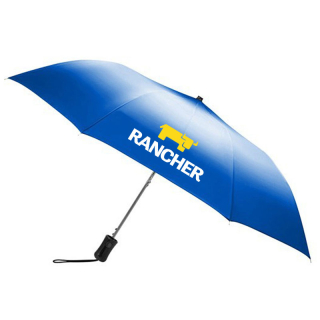 Promotional Shed Rain™ 44 Inch Arc Ombre Auto-Open Compact Umbrellas