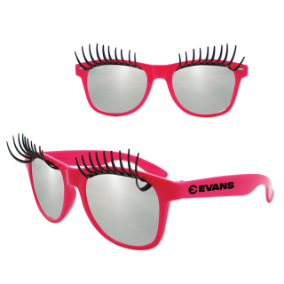 Printed Eyelash Sunglasses