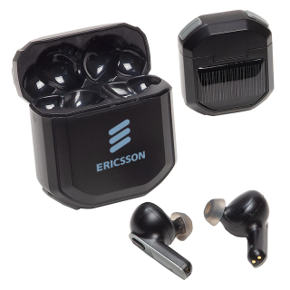 ized Allegro TWS Earbuds with Solar Powered Charging Cases