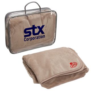 Super Soft Cuddle Blankets with Zippered Carry Bags