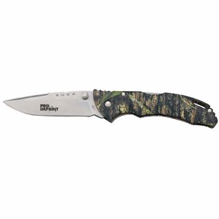Engraved Bantam BBW Camo Lockback Buck Knives