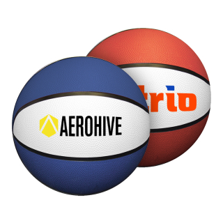 7 Inch Mid-Size Rubber Basketball