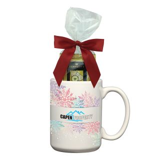 15 Oz Full Color Mugs with Four Assorted Tea Bags