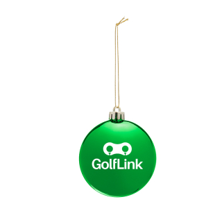 Chrome Round Disk Ornaments