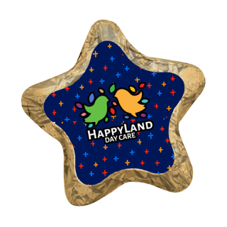 Individually Wrapped Chocolate Stars