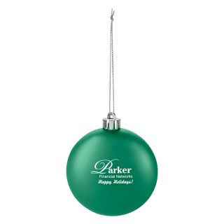 3" Round Shatter-Proof Disk Ornaments