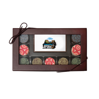 Printed Chocolate Bars with 9 Truffles
