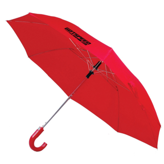 Custom 41 Inch Arc Auto Open Folding Umbrellas with Hook Handle