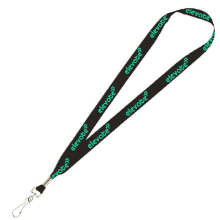 Full Color 0.75 Inch Lanyard with Hooks