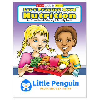 Printed Let's Practice Good Nutrition Coloring Books