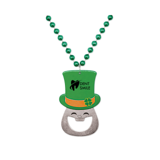 Leprechaun Bottle Opener Medallion Beads