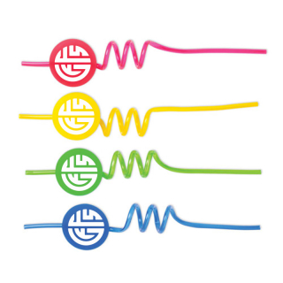 Crazy Straws With Medallions