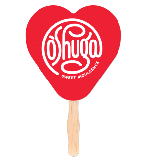 Heart Shaped Hand Fans