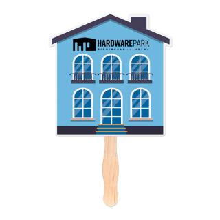 House Shaped Hand Fans