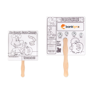 Saving Money Hand Fans