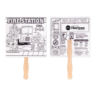 Fire Safety Hand Fans