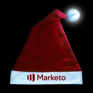 Light-Up Santa Hats