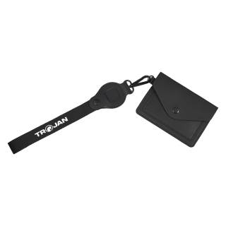 Recycled Wrist Lanyard with Card Holders