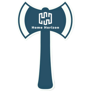 Corrugated Plastic Double Axe Shape Rally Signs