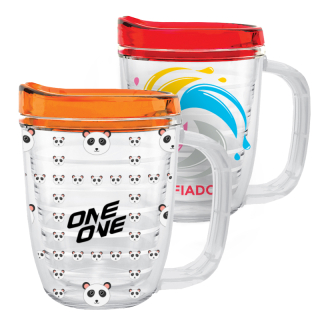 12 Oz Tritan Coffee Mugs with Lid