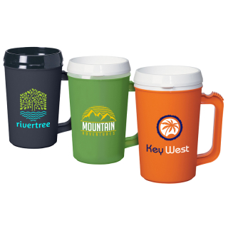 22 Oz Thermo Insulated Mugs