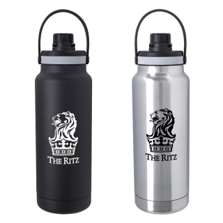 33 Oz Energetic Vacuum Sport Bottles with Hanger