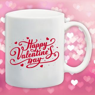 Printed 11 Oz White Ceramic Mugs
