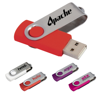 2 GB Folding USB 2.0 Flash Drives