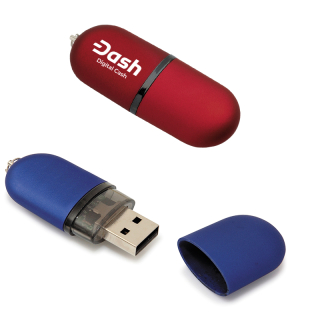 4 GB Oval USB 2.0 Flash Drives