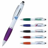 Custom Printed Good Value Ion White Stylus Pens