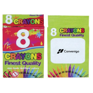 8 Pack Crayons