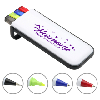 Rainbow Pens, Pencils and Highlighters Sets