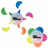 Promotional Logo 5 Prong Highlighters