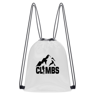 18x18 Inch Clear Drawstring Backpacks
