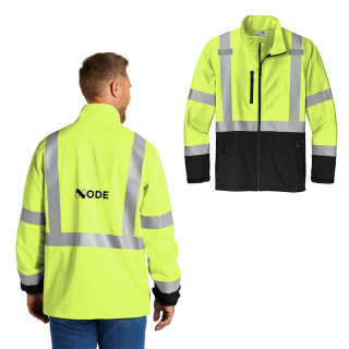 Printed CornerStone® ANSI 107 Class 3 Soft Shell Jackets