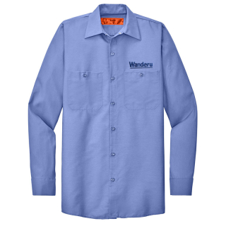 ized Red Kap® Long Sleeve Industrial Work Shirts