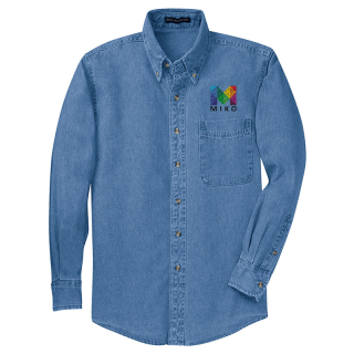 Port Authority® Tall Long Sleeve Denim Shirts