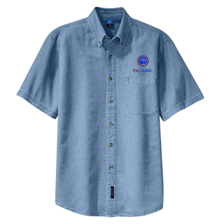 Port & Company® Short Sleeve Value Denim Shirts