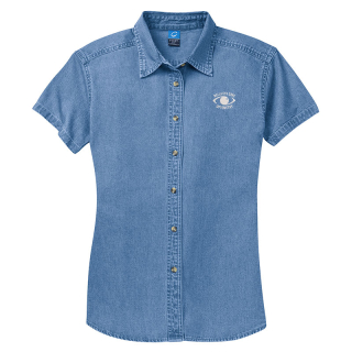 Port & Company® Women's Short Sleeve Value Denim...