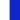 Clear with Royal Blue Trim