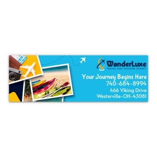 2.75x8.25 Inch Custom Full Color Magnets