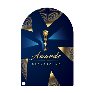 7 Inch Arch Rectangle Acrylic Awards