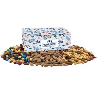 Large Chest Boxes with Trail Mix, Almonds and Mixed Nuts