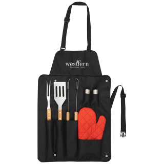 ized BBQ Now Aprons and 7 Piece BBQ Sets
