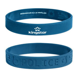 ized Police Safety Silicone Bracelets