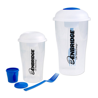 3 Piece Salad Shaker Sets Blue
