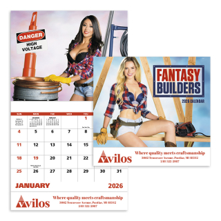 Fantasy Builders Stapled Calendars