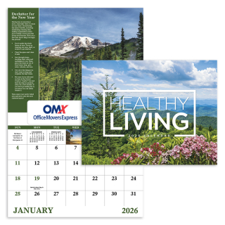 Healthy Living Window Calendars